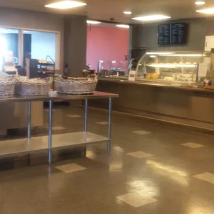 a view of the counter area