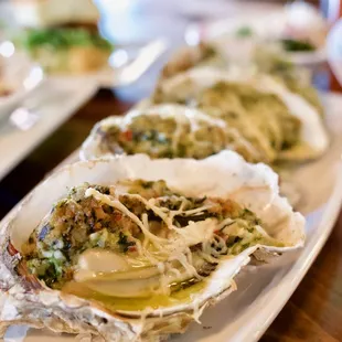 Garlic Grilled Oysters