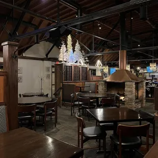 the interior of a restaurant