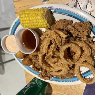 Fried Chicken Liver Dinner