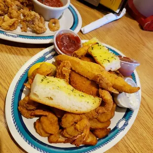 Seafood platter special