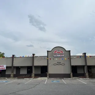 the front of the restaurant