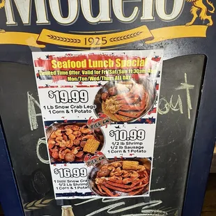 Seafood special