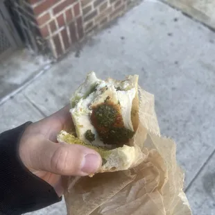 Pesto Chicken Cutlet on a Hero