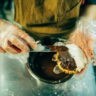 our house made black and white cookies are yummy!!!