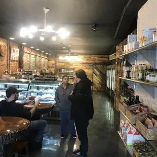 Inside decor very nice. Reclaimed wood everywhere