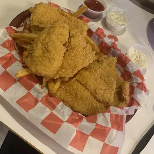 seafood, food, fish and chips, fish