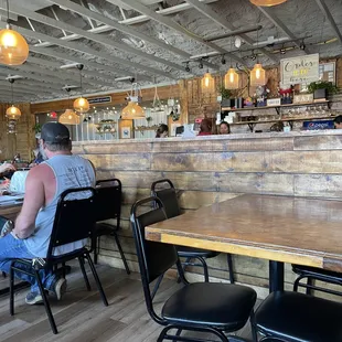 bar area