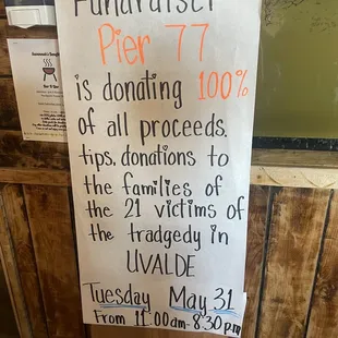 Donating all proceeds to Uvalde victims&apos; families