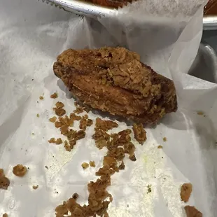 Lemon Pepper Wing (fried hard)