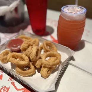 Fried calamari and 88 punch