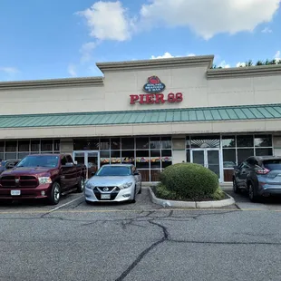 sushi and sashimi, outside