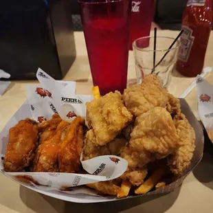 Catfish dinner basket