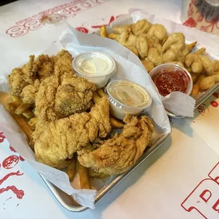 oysters and mussels, food