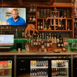 a man on a tv