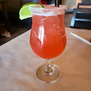 A watermelon margarita