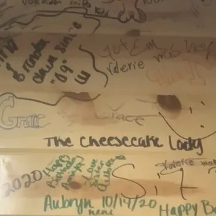 My view of writing from the back room. There are others.