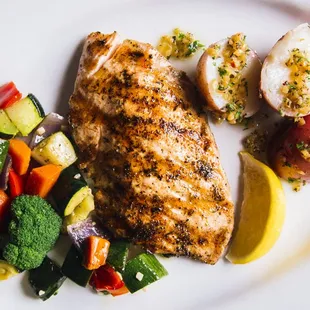 food, grilled seafood, seafood, fish, grilled fish