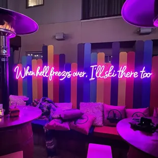 Love the neon lights. They are underrated in my opinion. #moreplease