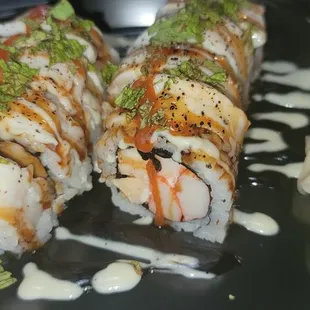 Winter roll - cream cheese. Delicious.