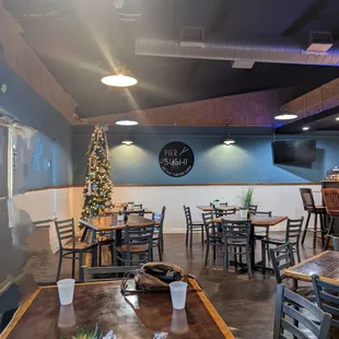 sushi and sashimi, interior