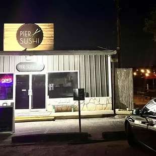 Front of the restaurant