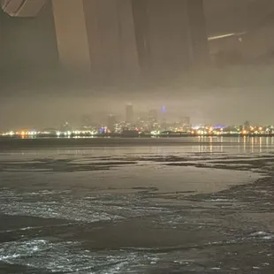 View of Cleveland from the patio