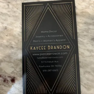 Business card
