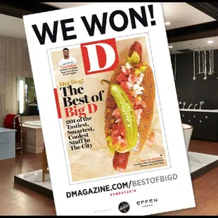 D Magazine came to our new showroom, and they agree! Winner of Best Hardware and Design Material Store is Pierce Hardware.