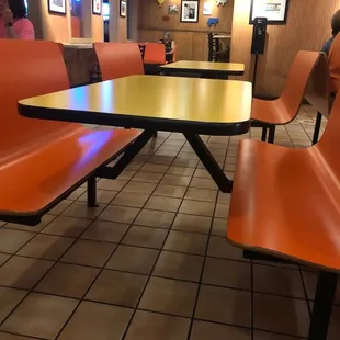 Tables inside