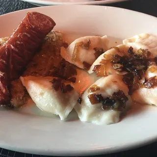 Polish Sausage & Pierogi (Kielbasa & Pierogi)
