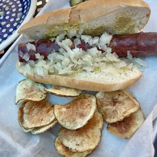 House Smoked Polish Sausage Sandwich