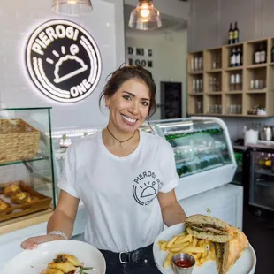 Schnitzel sandwich or short rib pierogi?