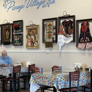 Inside the restaurant