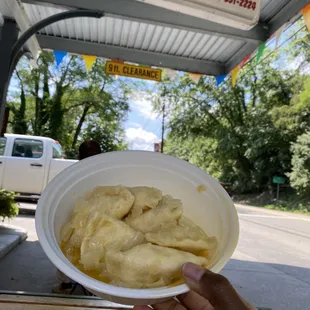 Hot Potato and Cheese Pierogies