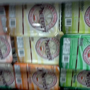 Frozen pierogis. Thaw, boil and then fry in butter. Delicious.