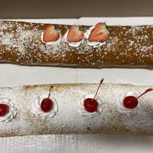 a close up of a pastry