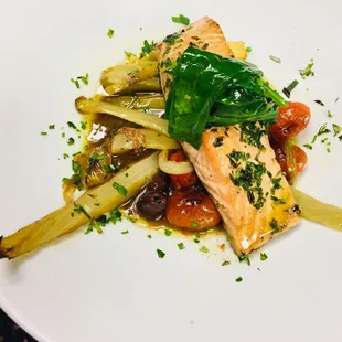 Salmon Greek Style