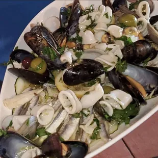 Seafood platter