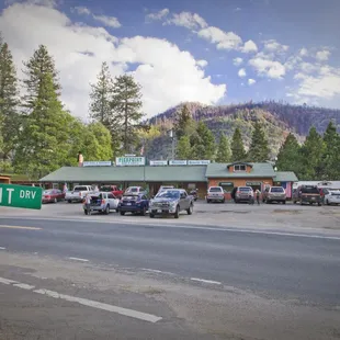 16 miles east of Springville up the mountain on Highway 190