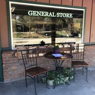 We are a small General Store on Highway 190 16 miles east of Springville.