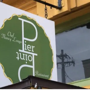 the front of the restaurant