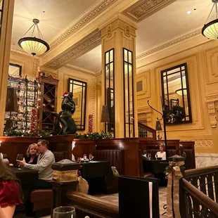 people sitting at tables