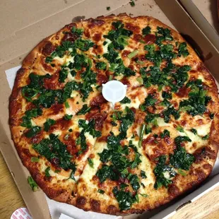 Pierre's pizza plus spinach