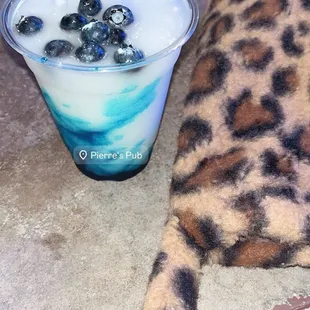 Blueberry piña colada