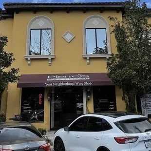 the outside of the building