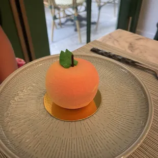 Peach entremet