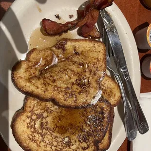 French toast an bacon