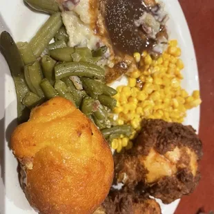 Fried chicken dinner.