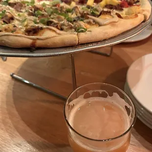Tasty pie &amp; bev right there